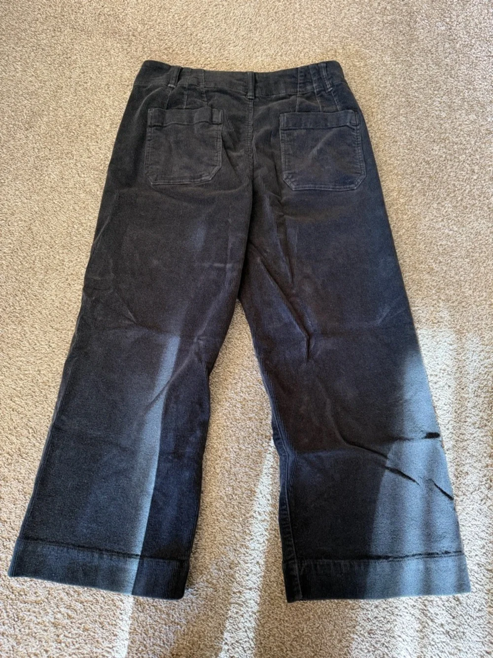 Quince Organic Stretch Corduroy Cropped Wide Leg Pants - Picture 6 of 6